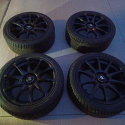 Subaru WRX 2019 Winter Wheel & Tire Set-Motegi Racing Wheels & Pirelli SottoZero Tires