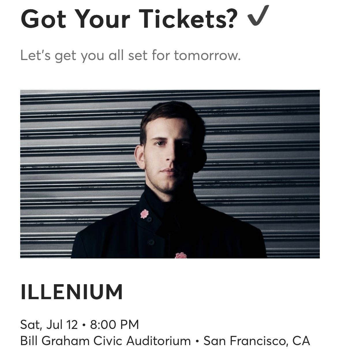 Illenium 7/12 Ticket For Sale