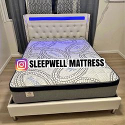 New Queen Bed Frame With Mattress 