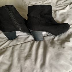 Black Suede Boot