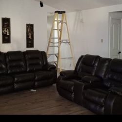 2- PIECE sofa SET Leather 