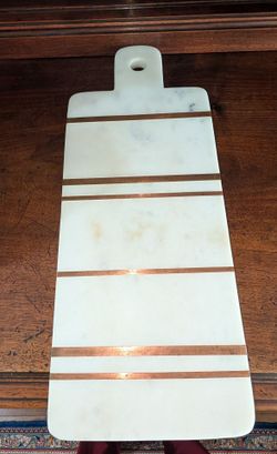 Marble and Brass cutting board from Nordstrom's