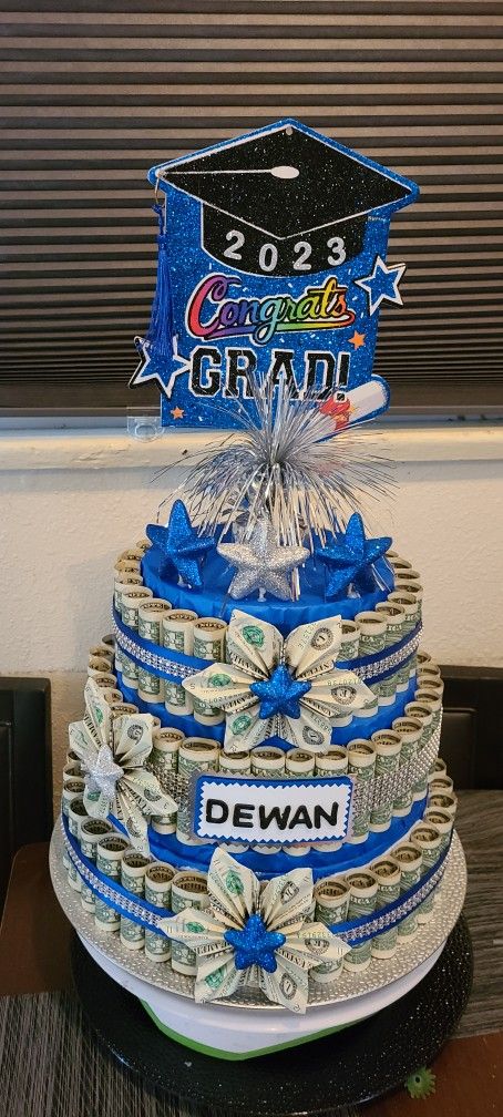 Graduation Money Cake