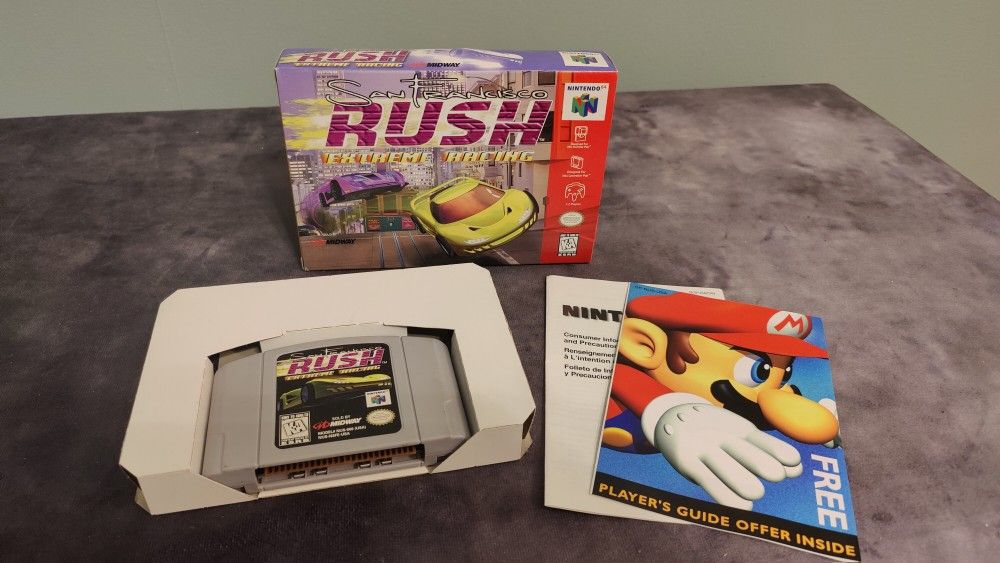 San Francisco Rush: Extreme Racing (N64) Cartridge + Box + Inserts