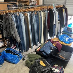 Vintage T-Shirts / Jackets / Pants Streetwear Clothing Bundle 