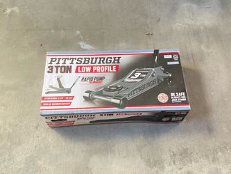 3 Ton Low-Profile Floor Jack with RAPID PUMP, Slate Gray