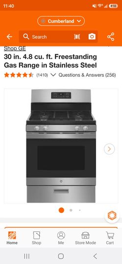 Ge gas stove  new never used or connected
