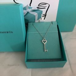 Tiffany & Co. Heart Key Necklace