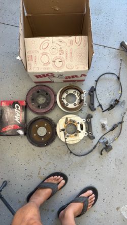 Baer 6p 14” rear disc brake parts for 2005-2014 Mustang S197