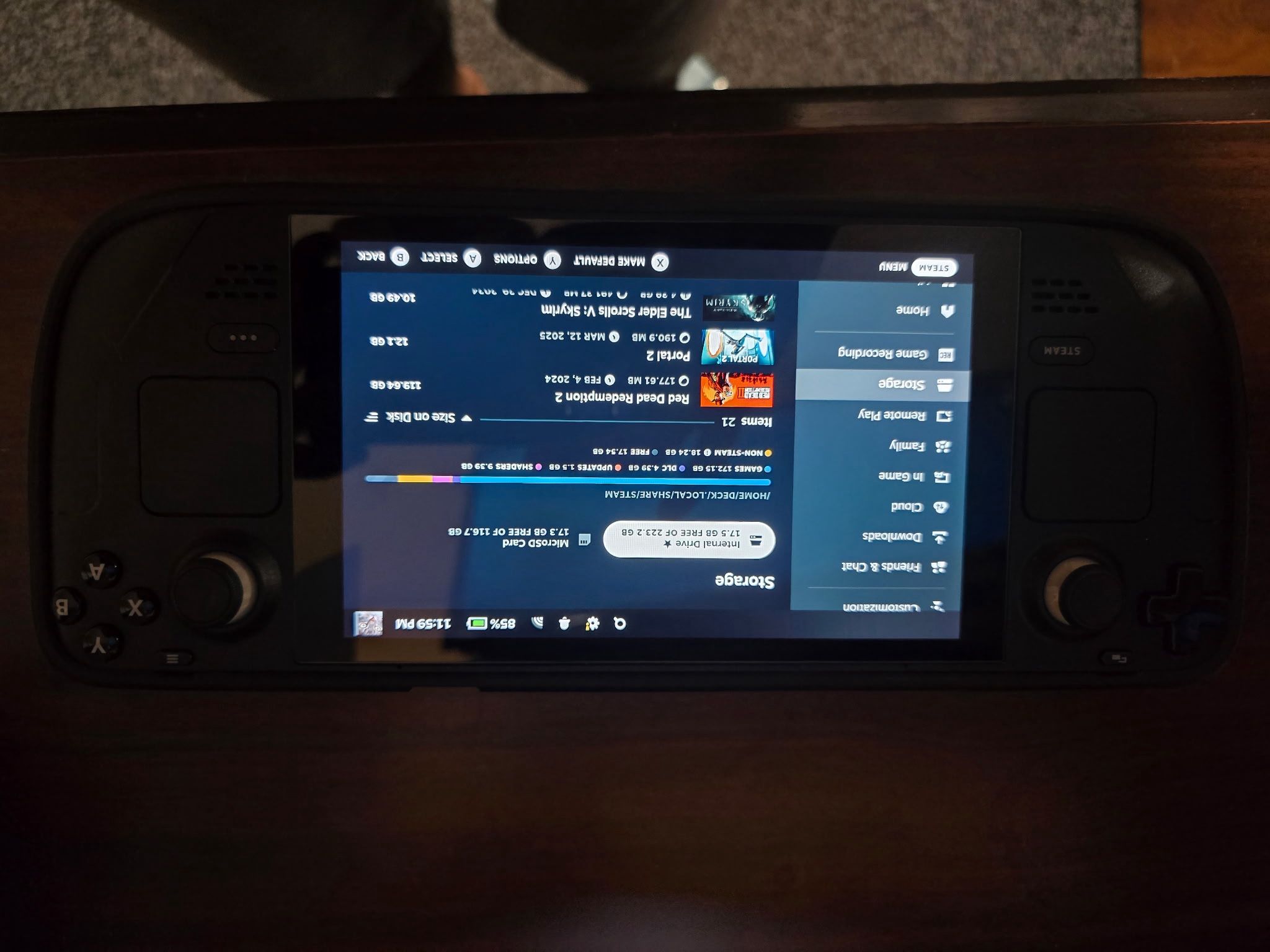 Steam Deck 258GB