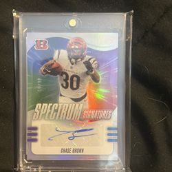 Chase brown autograph