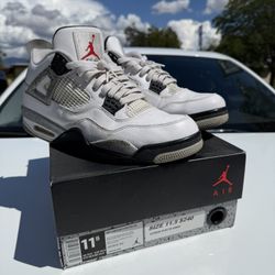 Jordan 4 White Cement 