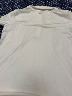 Lululemon White Quick Drying Short Sleeves