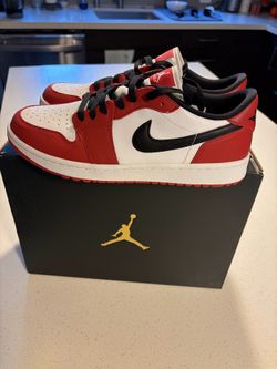 Jordan 1 Chicago low golf shoes