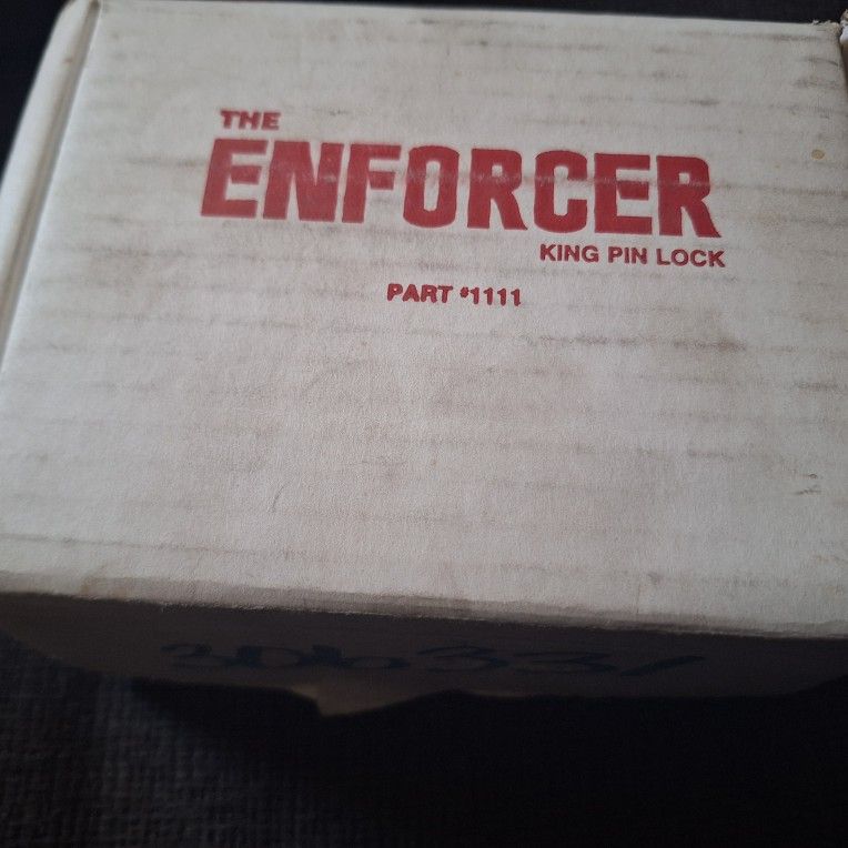 Enforcer King Pin Lock 1111 For Trailers And Containers
Comes With 1 Key