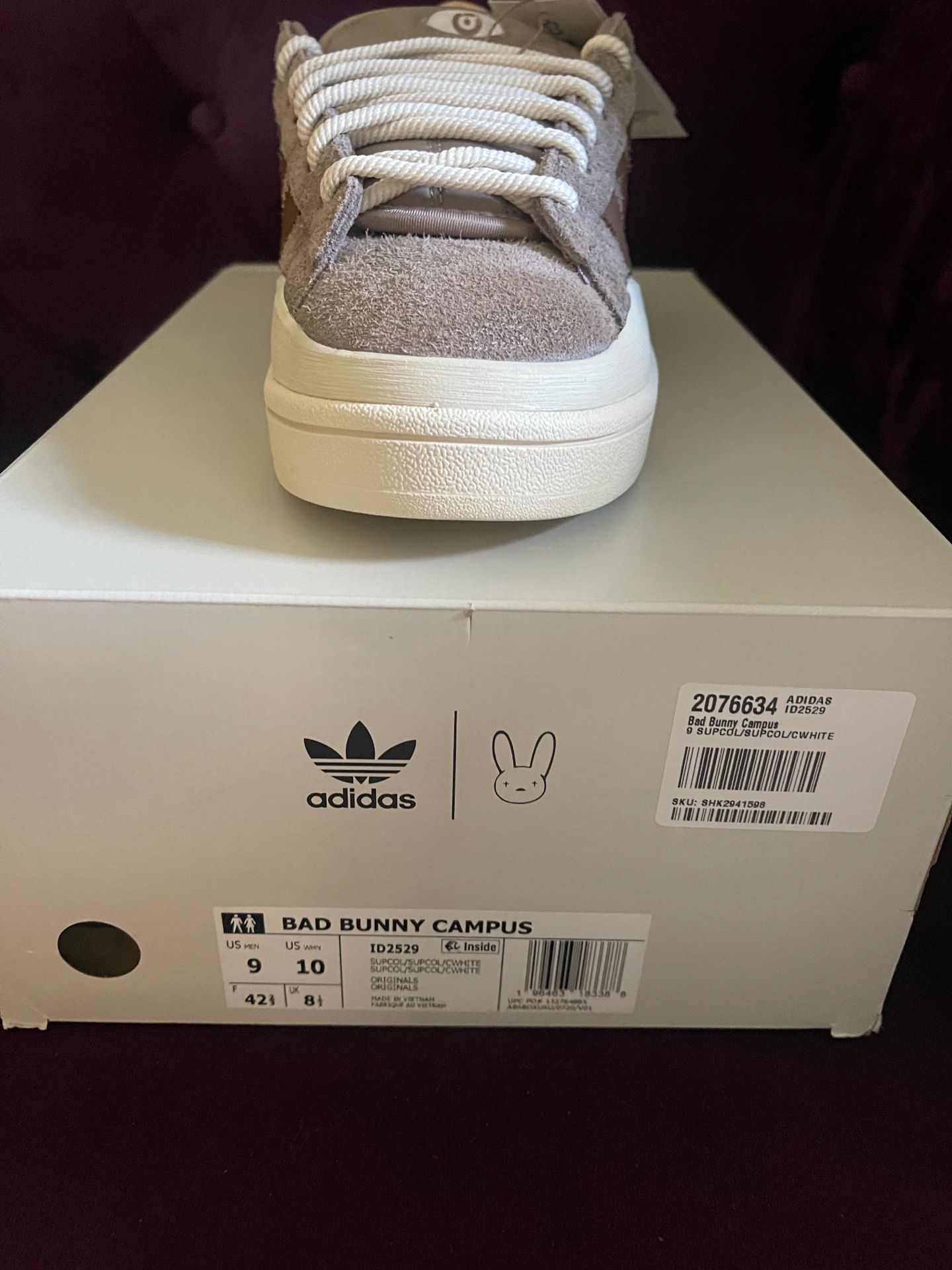 【新品未使用・送料800円】adidas BAD BUNNY CAMPUS SUPCOL/SUPCOL/CWHITE US12 30cm アディダス バッドバニー キャンパス ブラウン Bad Bunny Campus 3_5a1e0125-47a2-47c7-8044- 5_5aaf2398-ef3d-4a2a-8b93- Butter
