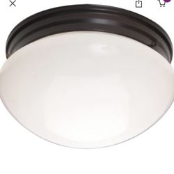 NEW Flush Mount Ceiling Light Oil Rubbed Bronze