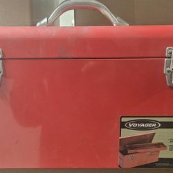 Voyager 21 Inch Red Steel Tool Box 🧰 2 Available 