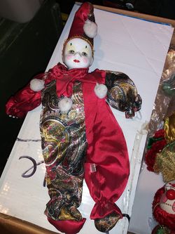 Collectible porcelain clown