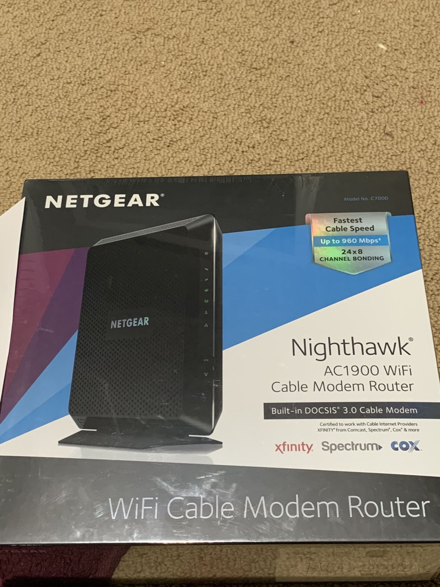 Netgear Cable modem WiFi AC1900