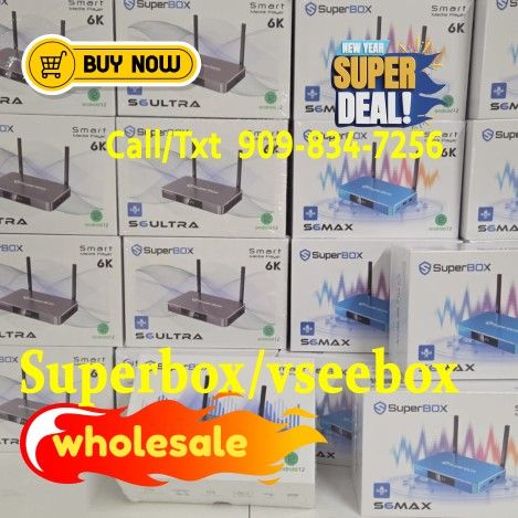 SuperBox S6 ULTRA   S6 Max  SMART TV BOX  Ultimate TV Solution 