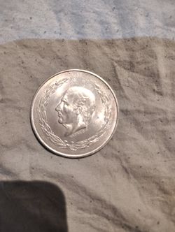 Hidalgo Moneda Mexicana De Plata $70