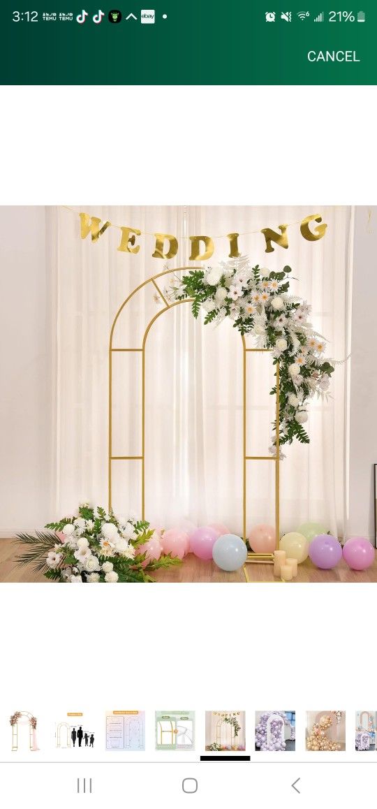 Back Drop Stand Arch