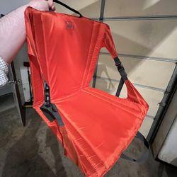 REI Foldable Chair – Great for Camping, Festivals, Parks, Sporting Event Seating, Back Support