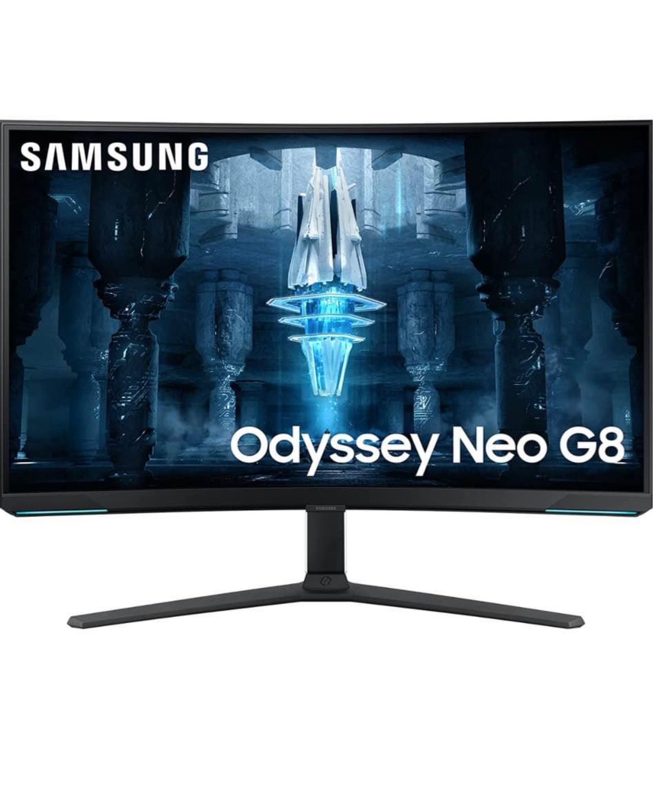 Samsung 32” Odyssey Neo G8 4k UHD 240 Hz 1ms G-sync 1000R Curved Gaming Monitor, Quantum HDR2000