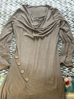 Ruffled winter dress