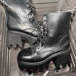 Black Platform Boots