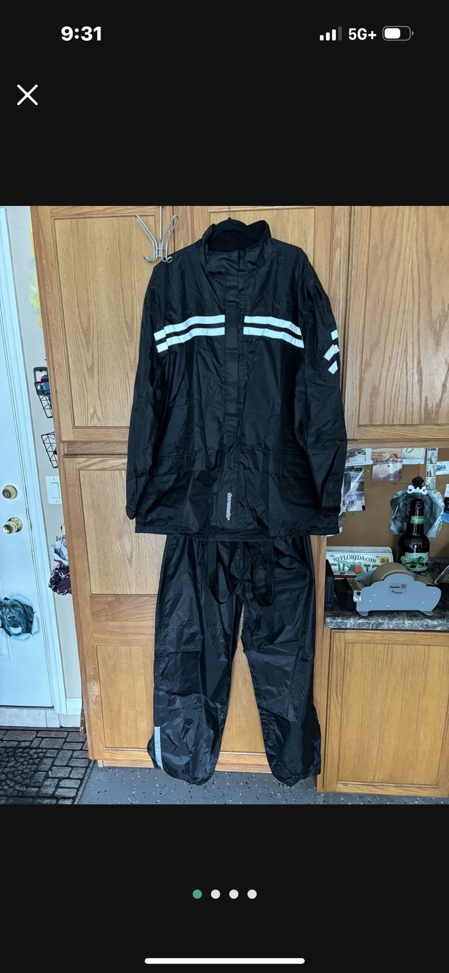 Men's Tour Master 2XL Rainsuit. ( never used )