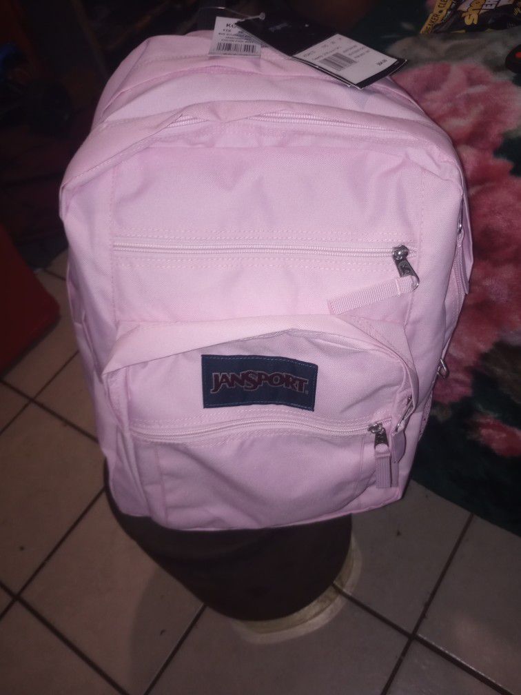 Pink Jansport Backpack 
