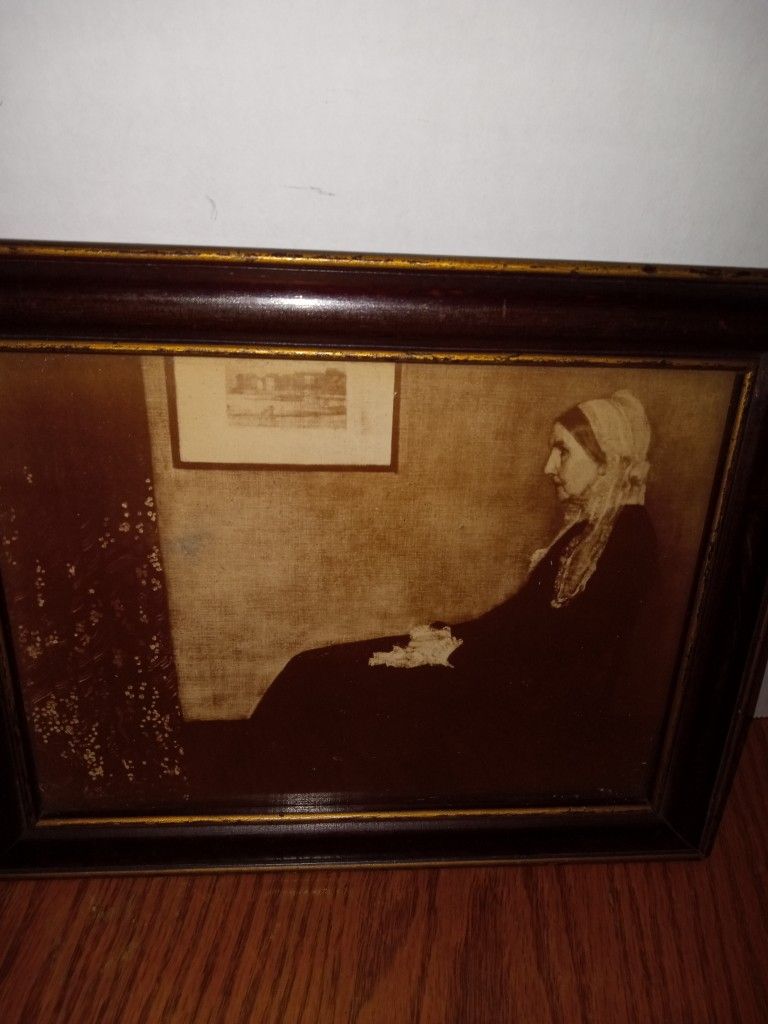 An Original 1900s Whistler's Mother Etching (Not A Print) 7 1/2