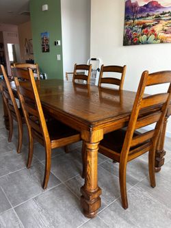 Beautiful solid wood table!