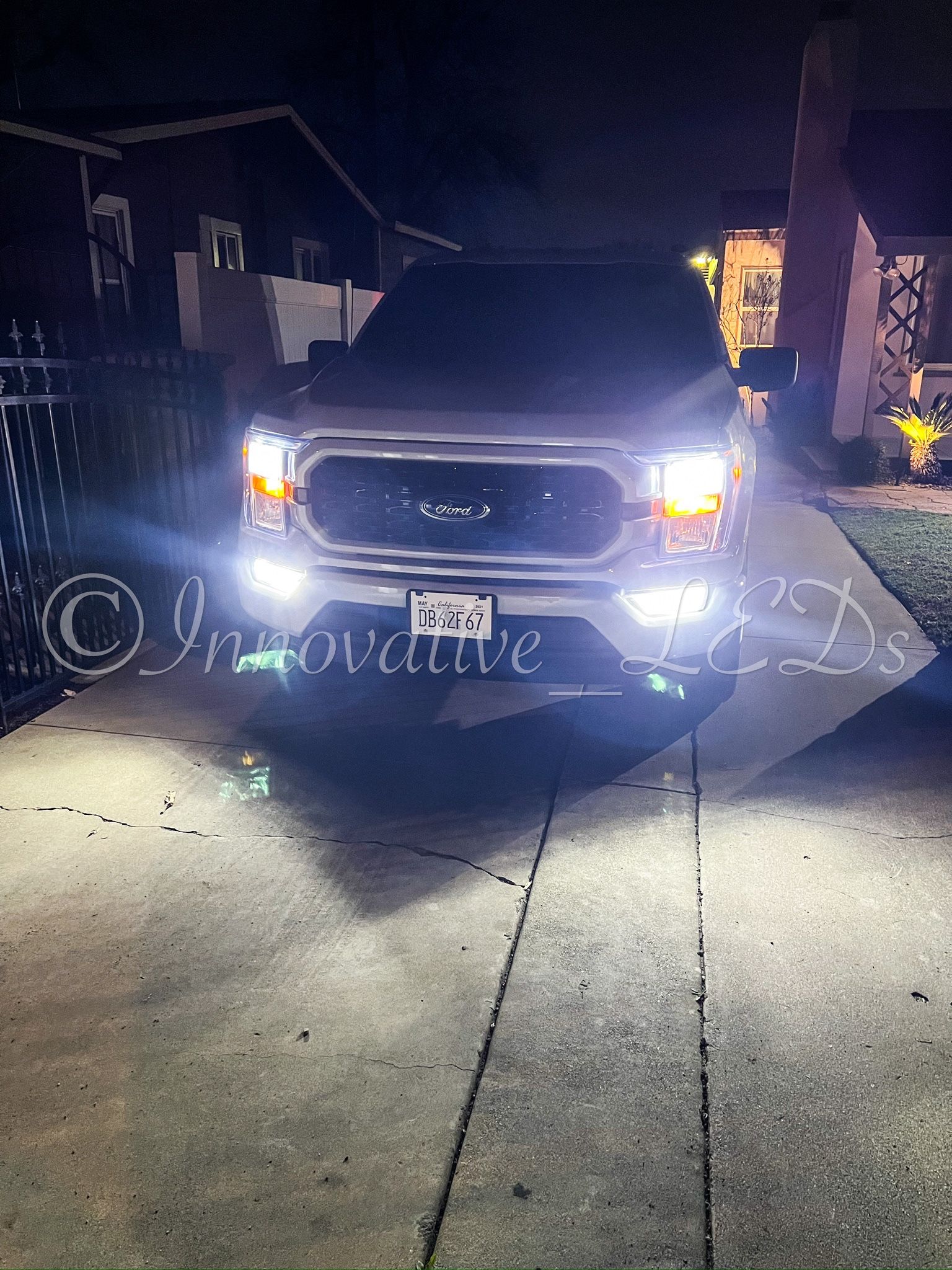 H3 LED Fog Light Bulb 6500K White, 30W 8000Lumen, H3 LED Headlight Bulbs for Fog Lamp DRL High/Low Beam, Canbus Error Free Long Lifespan