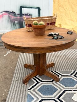 Wood table $50
