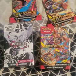 Mega Evo Single Packs, Bundle & White Flare Bundle