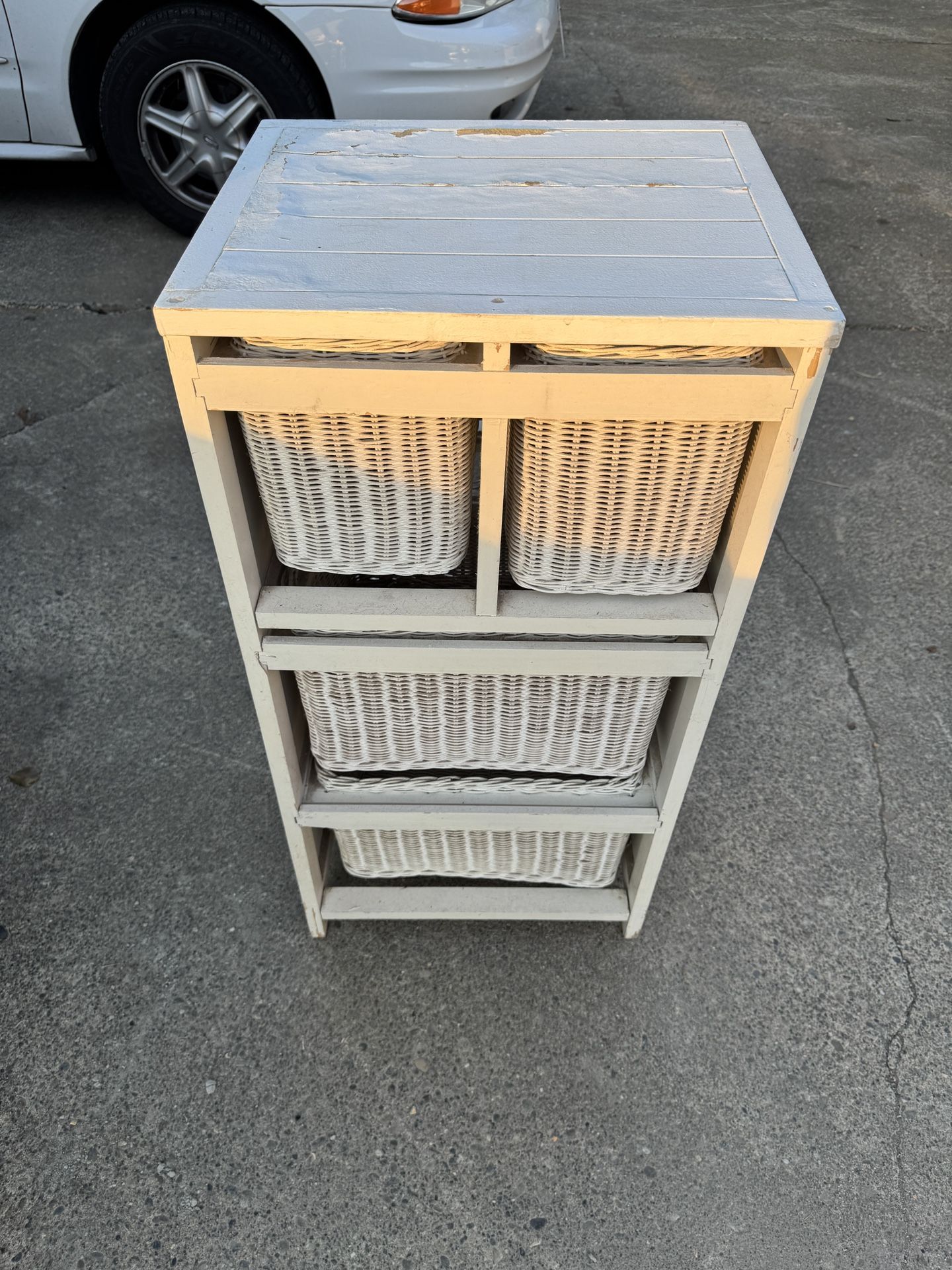 Free Wicker Shelving Rack