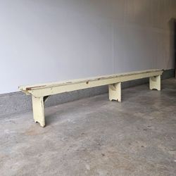 Primitive 10ft Farm Bench 