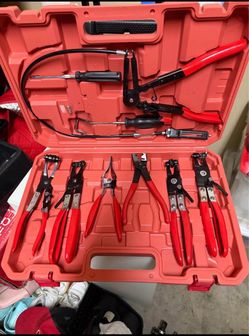 Automotive Hose Clamp Pliers Set – Complete Kit w/ Case