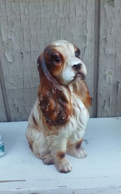 Porcelain cocker spaniel