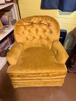 Retro gold chairs