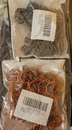 Decorative Skeleton Keys Set – Gunblack & Copper
