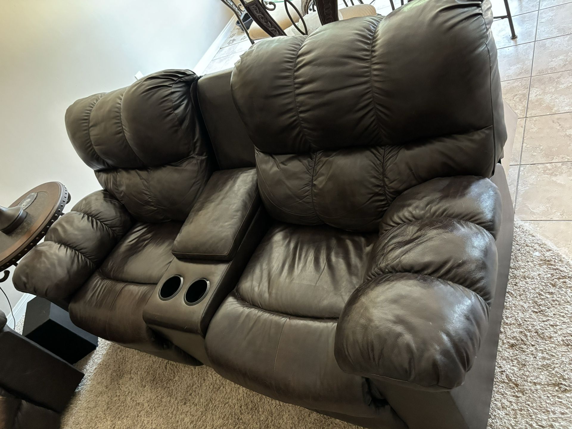 Love Seat Recliner Couch 
