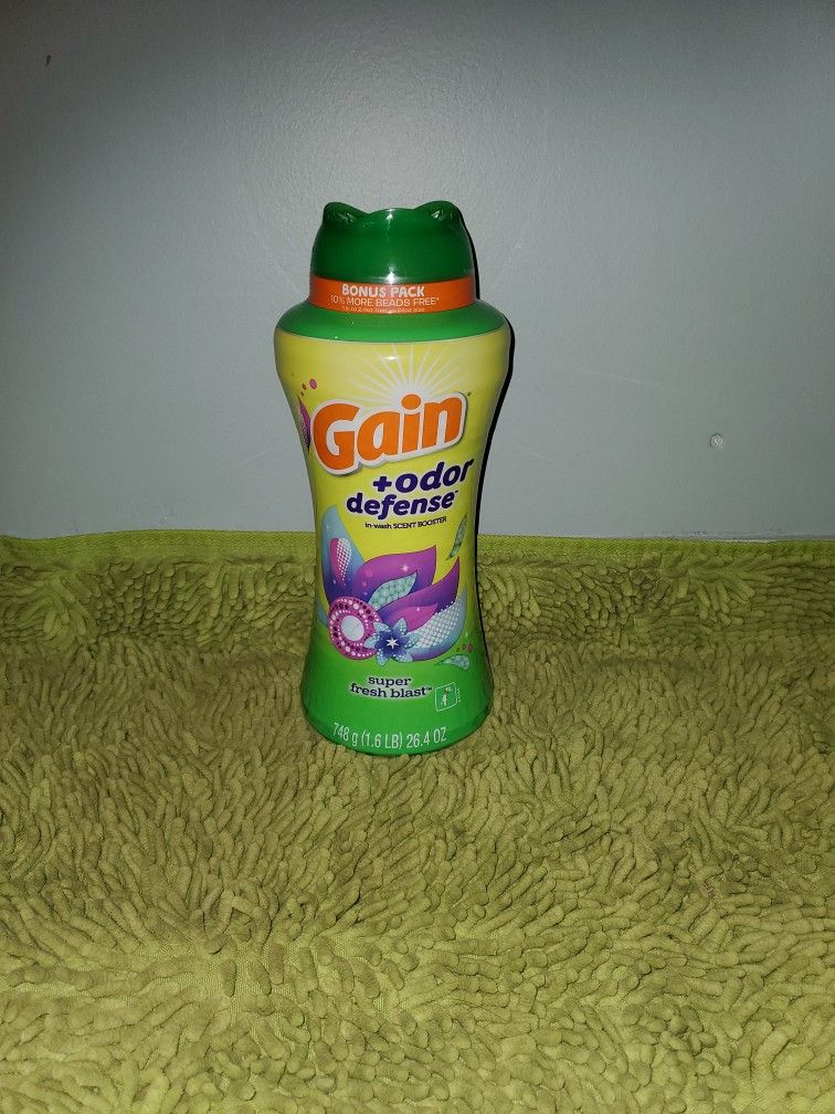 Gain+Odor Defense In Wash Scent Booster Super Fresh Blast 26.4oz