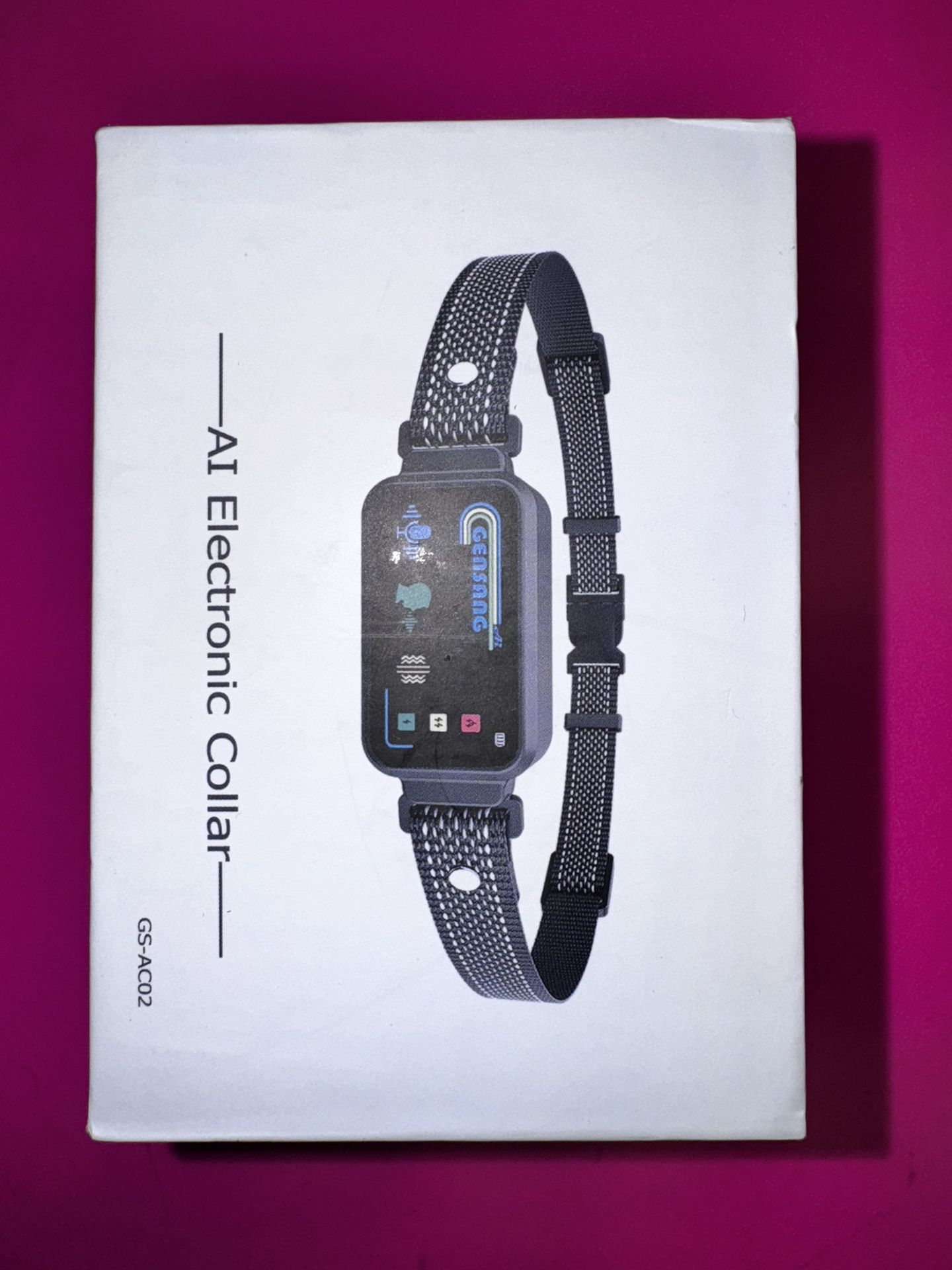 AI Electronic Dog Collar Train Not To Bark With Your Voice