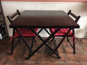 Table and 4 chairs