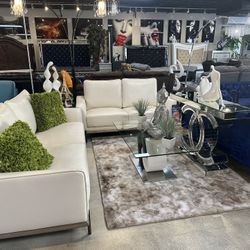 Beautiful White Sofa Set Now 50% Off 🔥🔥🔥 