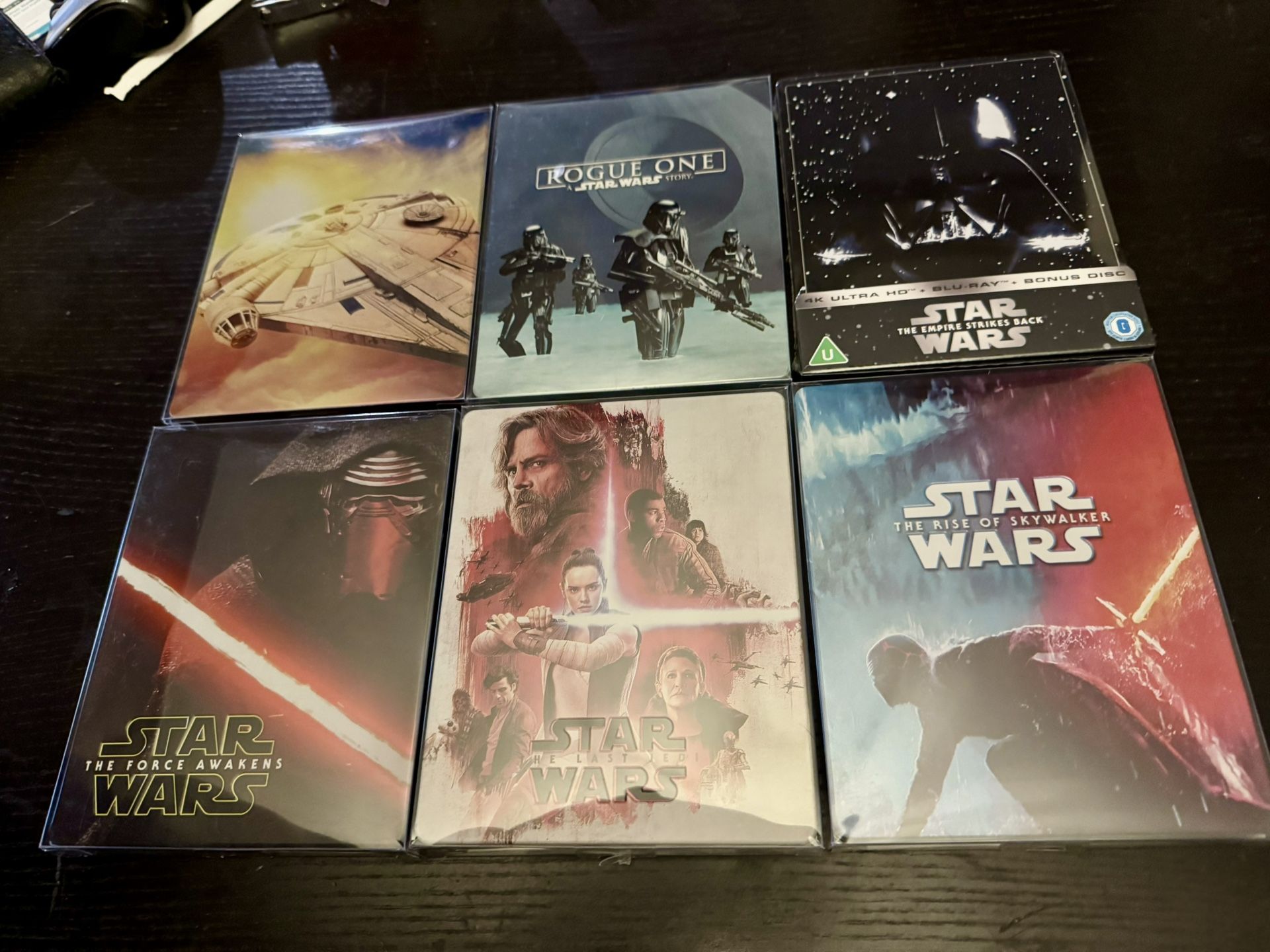 Star Wars and Marvel Avengers steelbooks